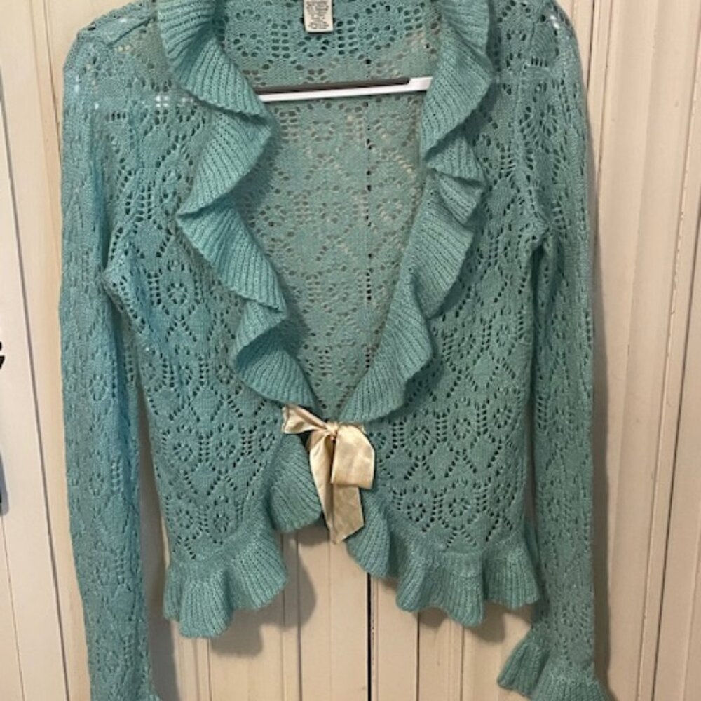 MINT GREEN CARDIGAN